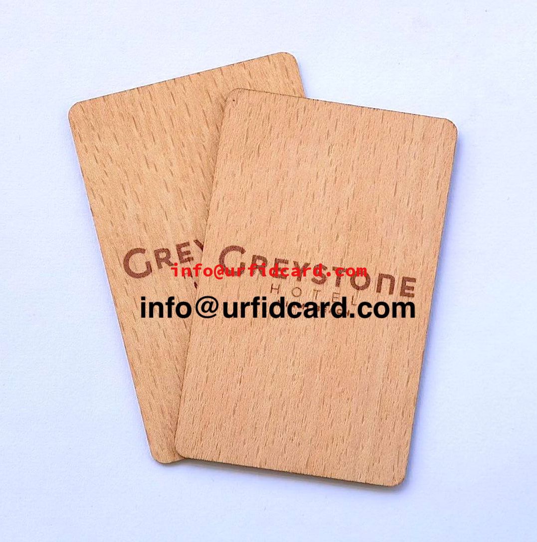 Extended Stay Key Cards With Clear Coated