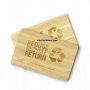 Wooden Key Cards Are Compatible With A Saflok 1k chip