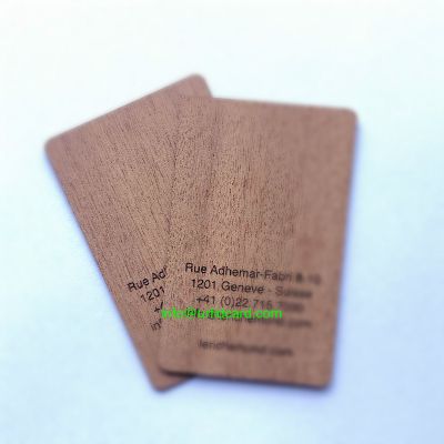 Sustainable Wooden Generic Key Cards