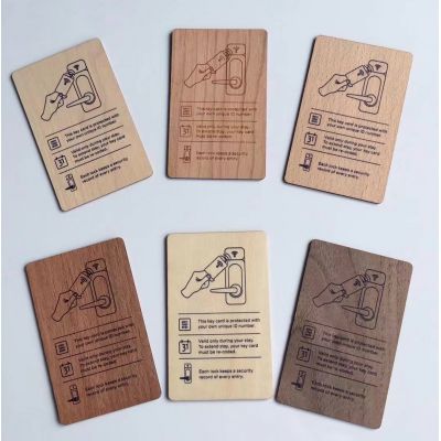 Saflok keys,Wood Cards,Wood RFID Cards